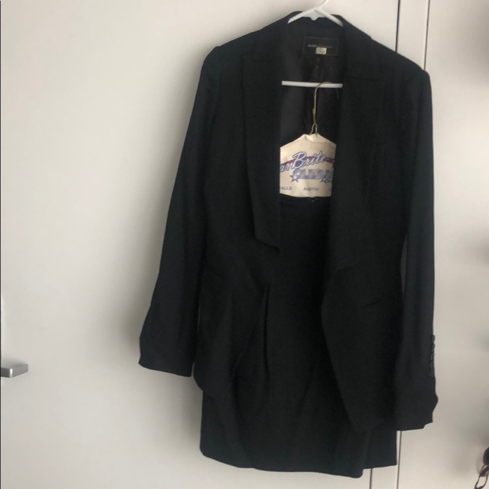 Black BCBG Max Azria skirt suit